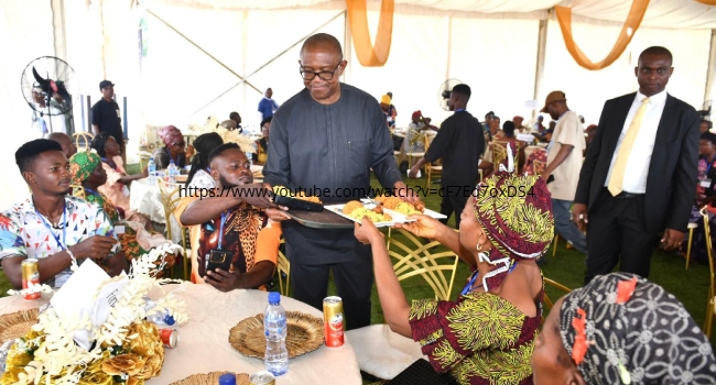 Serving Food At An Event About Humility, Not Campaign Strategy — Peter Obi • Channels Television