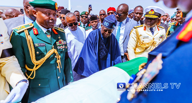Tinubu Leads Dignitaries To Katsina For Buhari's Burial • Channels Television