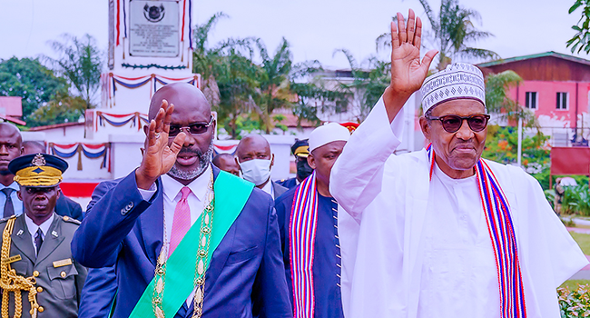 VIDEO: Former Liberian President George Weah Signs Buhari’s Condolence Register In Abuja • Channels Television