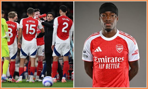 image describing Arsenal Secures Noni Madueke with Glowing Endorsements from Saka and Rice