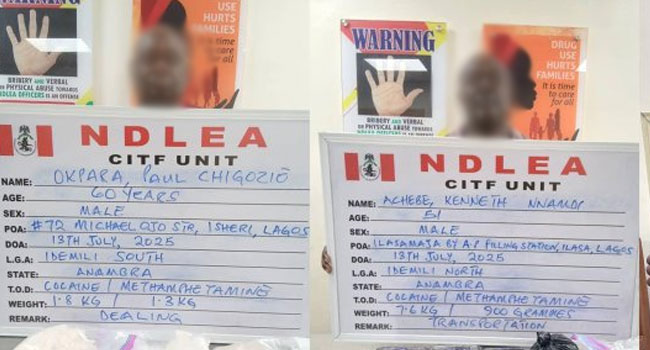 NDLEA Arrests Alleged Kingpin After Six-Year Hunt • Channels Television