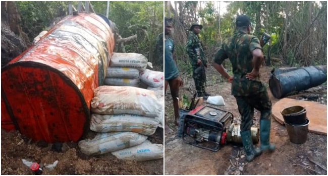 Troops Arrest 62 Suspected Oil Thieves, Confiscate Over 350,000 Litres  • Channels Television