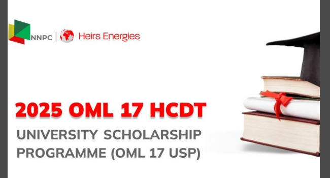 NNPC/HEIRS Energies JV Launches Scholarship For OML 17 Host Communities • Channels Television