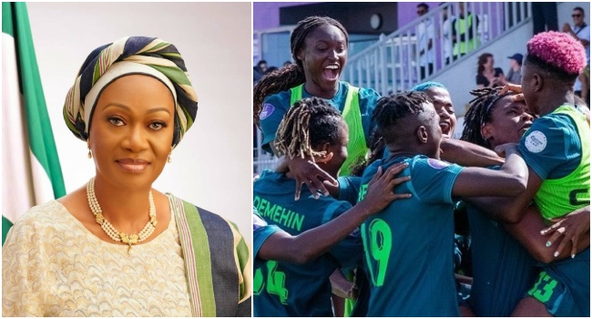 ‘Shining Example To Young Girls,’ Remi Tinubu Hails Super Falcons Over South Africa Win • Channels Television