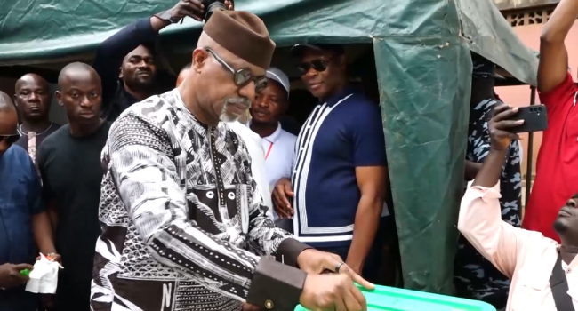 By-Election: Gov Abiodun Votes, Expresses Satisfaction With Poll Conduct