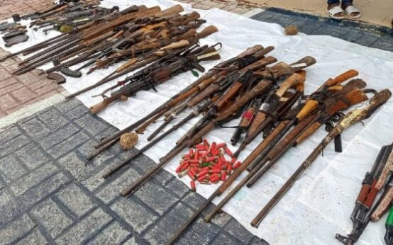 Operation Safe Haven Hands Over 220 Illegal Weapons To National Centre